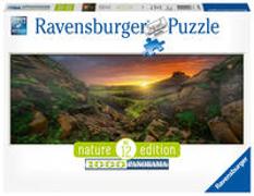 Ravensburger Puzzle 15094 - Sonne über Island - 1000 Teile Puzzle für Erwachsene und Kinder ab 14 Jahren, Landschaftspuzzle im Panorama-Format