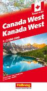 Kanada Strassenkarte West 1:2.5 Mio. 1:2'500'000