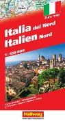 Italien Nord Strassenkarte 1:650 000. 1:650'000